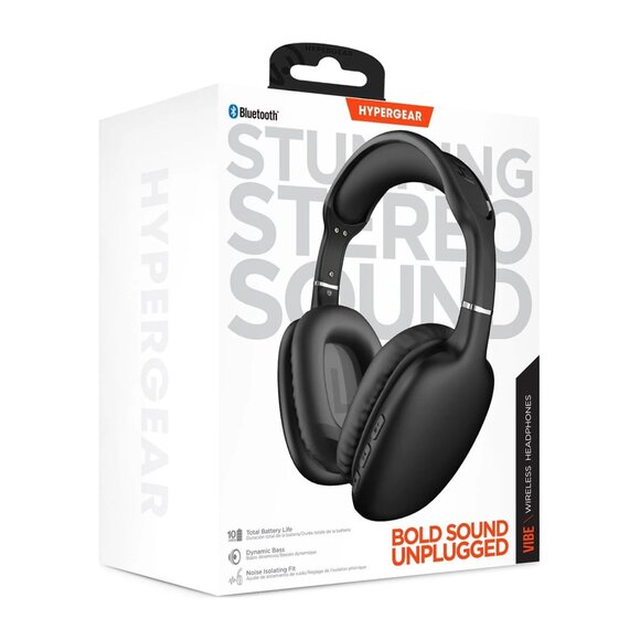 hyoergear Other - NWT HyperGear Vibe Over-Ear Bluetooth Wireless Headphones NEW SEALED Bold Sound